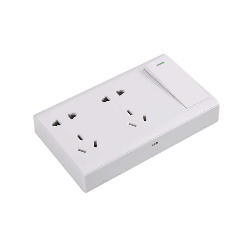 M7 switch double-control ten-well socket