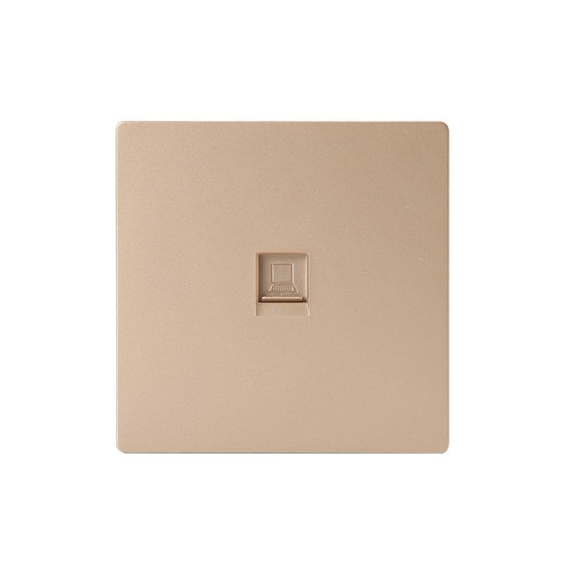 Intelligent K1 computer socket (golden)