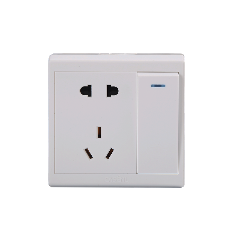M8 switch single control two-three socket