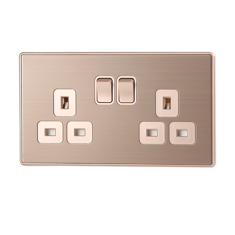 A12 double switch double 13A party plug