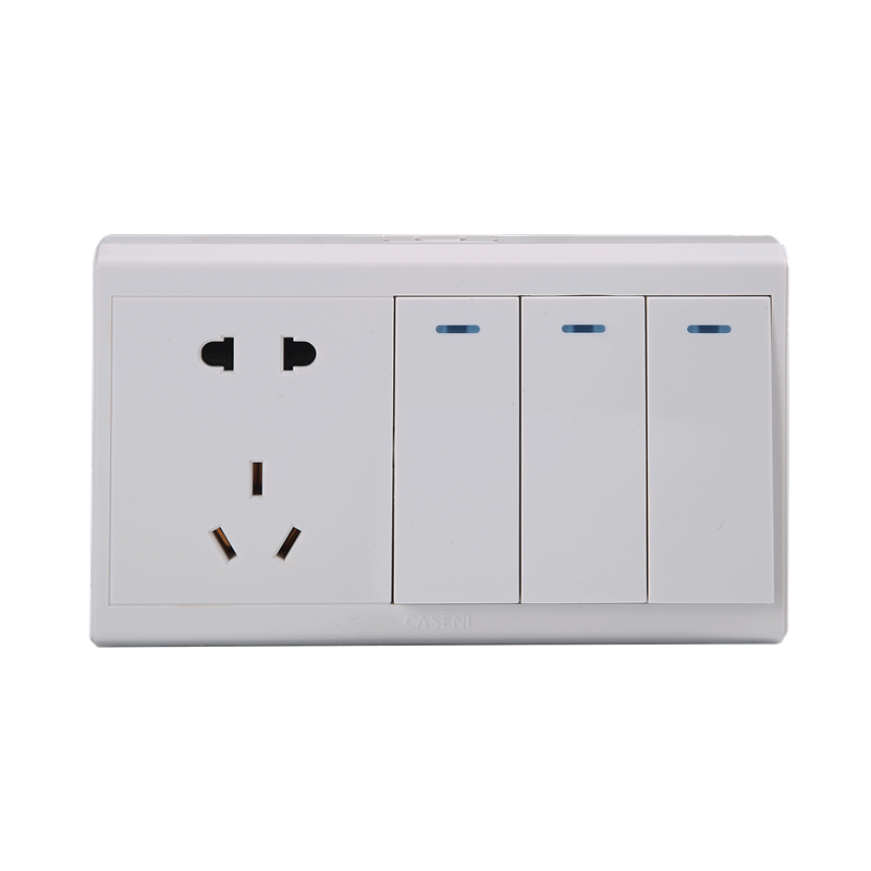 M8 three double-control two three sockets