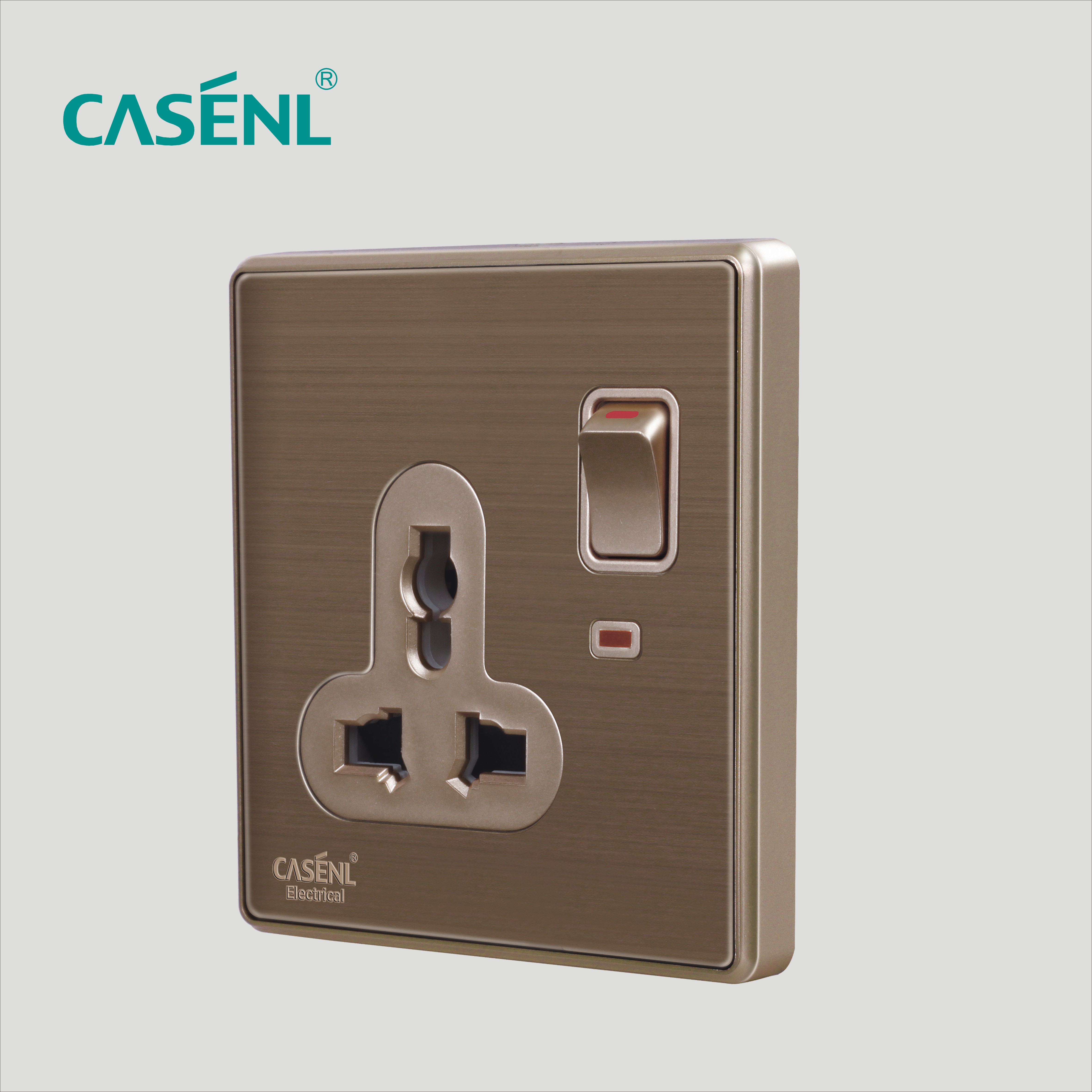 Universal Switch Socket with Light 
