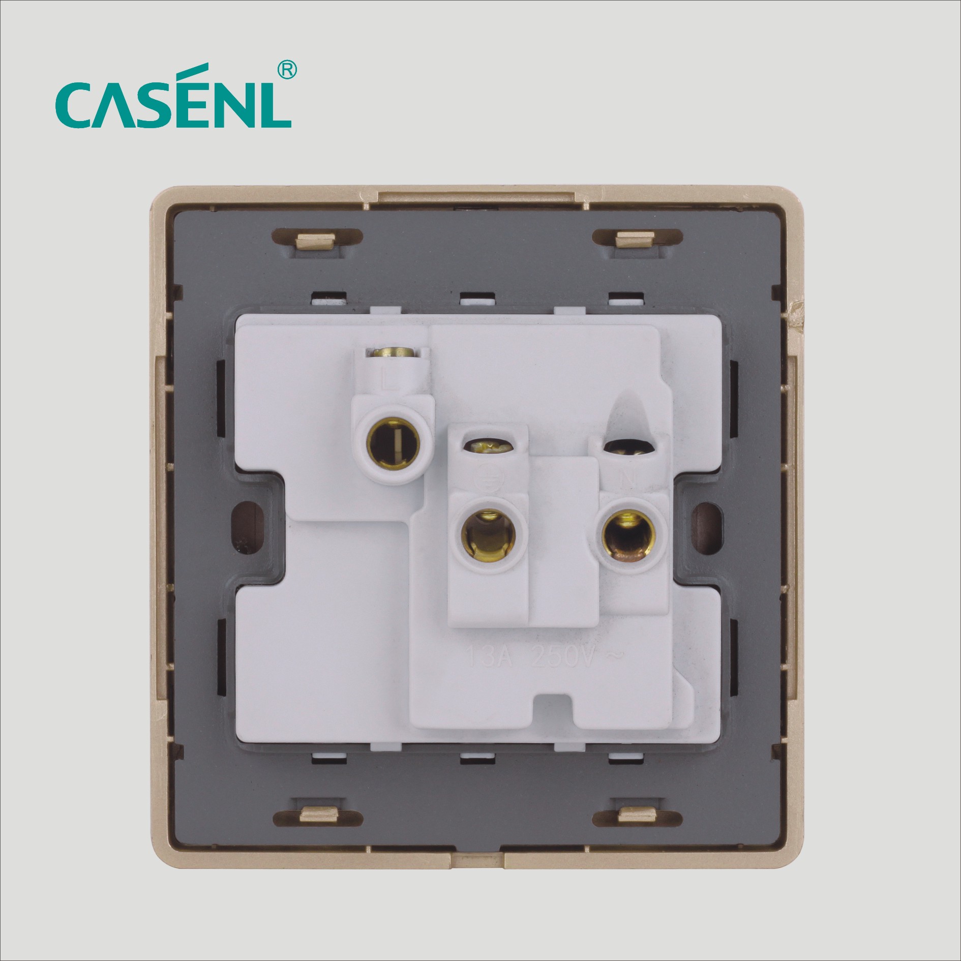 Two Three Pin Universal Switch Socket 
