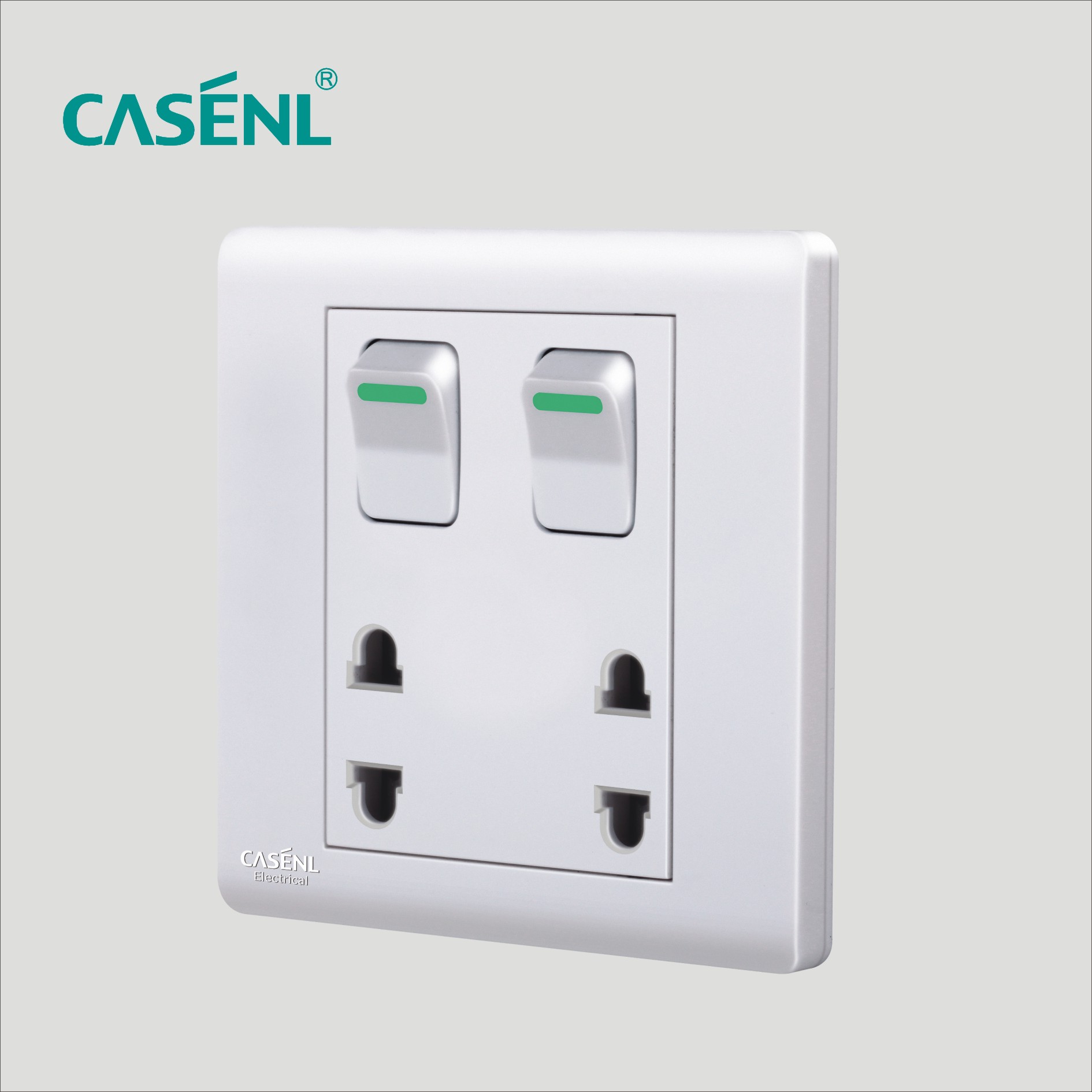 Two Gang Four Pin Switch Socket