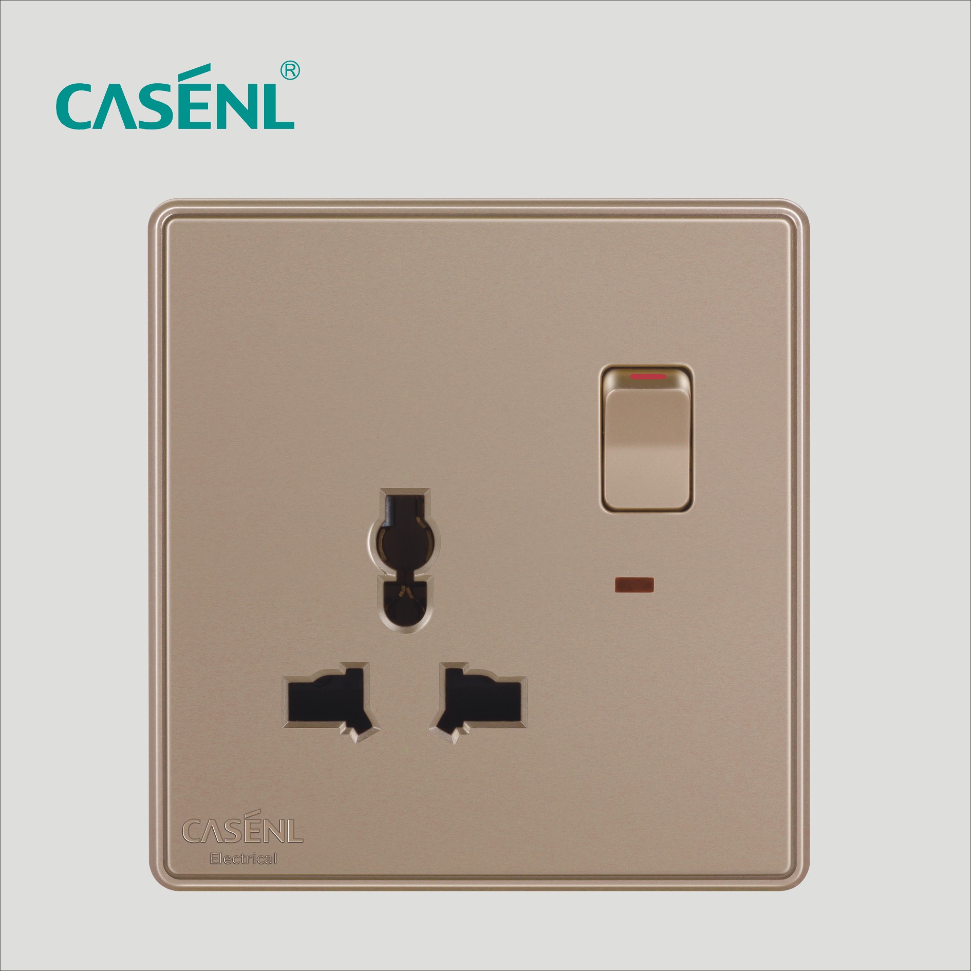 Universal Switch Socket with Light