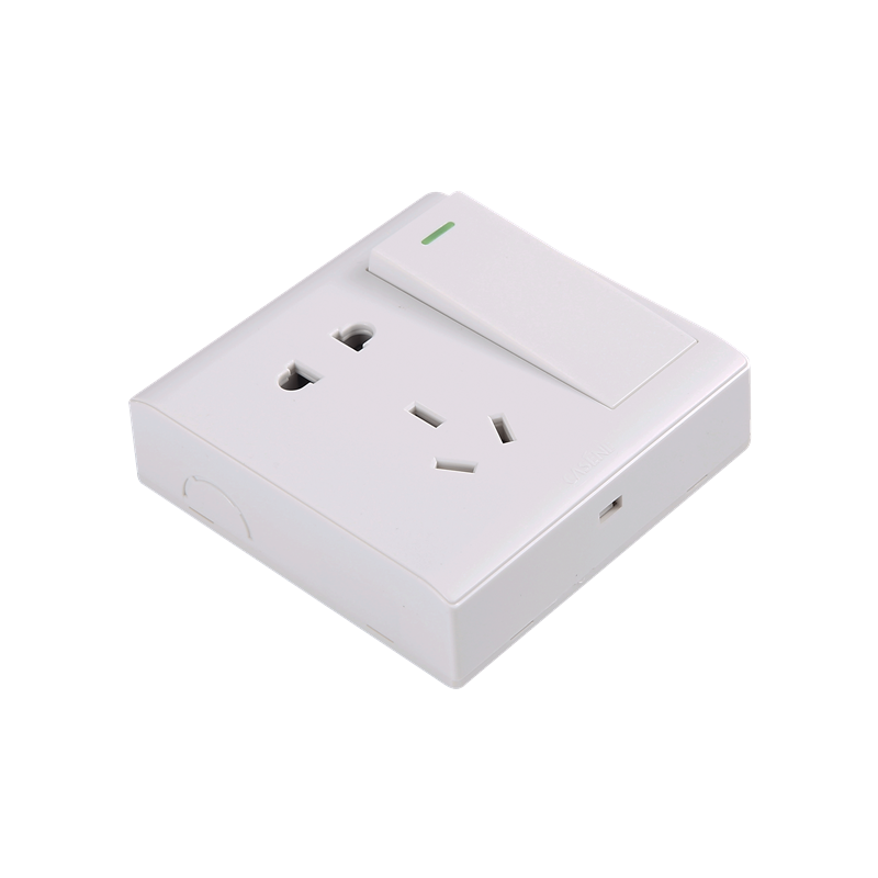 M7 switch double-control two three socket
