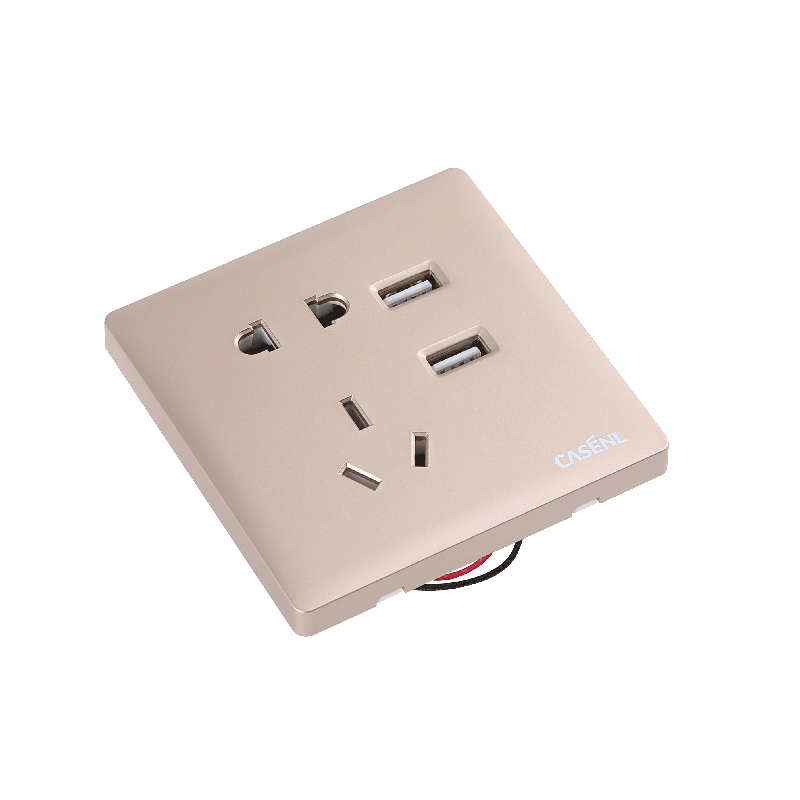 A22 USB + Two-three socket
